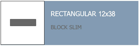 Rectangular 12x38